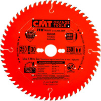 Диск пильный по дереву (250х30х2,4/1,6 мм; Z60) CMT 272.250.60M