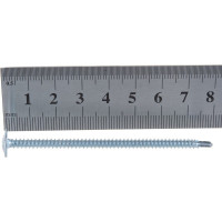 Саморезы для листовых пластин, наконечник-сверло (100 штук, 4.2 х 76) ХВАТ 22855-0