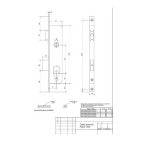 Врезной замок APECS 7000-40-NI 16646