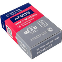 Навесной замок APECS PD-01-63 MBC-126 6677