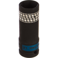 Торцевая ударная головка KING TONY глубокая, 1/2", 21 мм, тонкостенная 441521M