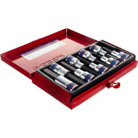 Набор торцевых насадок KING TONY 1/2 HEX 4-17 мм 9 предметов 4120PR