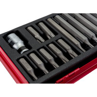 Набор вставок бит 10мм, TORX, Т20-Т55, 15шт KING TONY 1015PQ