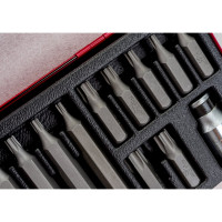 Набор вставок бит 10мм, TORX, Т20-Т55, 15шт KING TONY 1015PQ