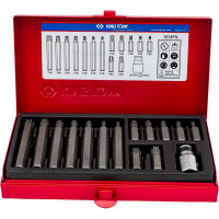 Набор вставок бит 10мм, TORX, Т20-Т55, 15шт KING TONY 1015PQ