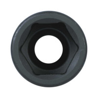 Торцевая ударная глубокая шестигранная головка 1/2", 19мм KING TONY 443519M