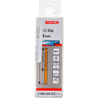 Сверло HSS-Co Standardline (10 шт; 3х61 мм; DIN 338) по металлу Bosch 2608585876
