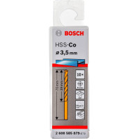 Сверло HSS-Co Standardline (10 шт; 3.5х70 мм; DIN 338) по металлу Bosch 2608585879