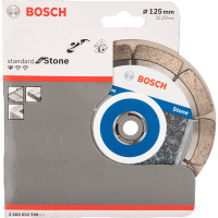 Диск алмазный отрезной Professional for Stone (125х22.2 мм) для УШМ Bosch 2608602598