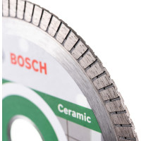 Диск алмазный отрезной Best for Ceramic Extraclean Turbo (125х22.2 мм) для УШМ Bosch 2608602479