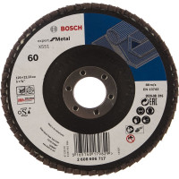 Круг лепестковый Expert for Metal для УШМ (125 мм; К60) Bosch 2608606717