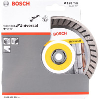Диск алмазный отрезной Standard for Universal Turbo (125х22.2 мм) для УШМ Bosch 2.608.602.394