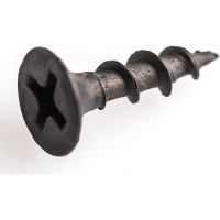 Саморезы черные по гипроку к дереву (100 штук, 3.5 х 16) ХВАТ 22016-0