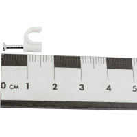 Круглая пластиковая скоба 5мм, 50шт TDM ELECTRIC SQ0514-0012