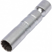 Головка свечная 14 L=90мм 12-ти гранная с шарниром JTC 4389