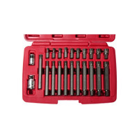 Набор бит 1/2"&3/8" RIBE RM5-RM14 + 2 держателя, кейс (23 предмета) JTC 5715