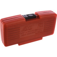 Набор ударных бит-головок 3/8" HEX H3-14 мм, длина 52 мм, в кейсе (9 предметов) JTC J309H