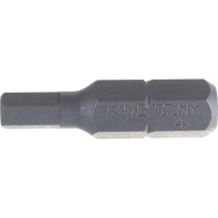 Вставка бита торцевая 1/4", HEX, 4 мм, L = 25 мм KING TONY 102504H