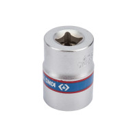 Головка торцевая стандартная шестигранная 1/4", 13 мм KING TONY 233513M