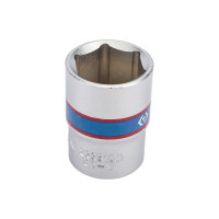 Головка торцевая стандартная шестигранная 1/4", 13 мм KING TONY 233513M