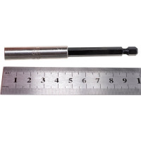 Держатель вставок бит 1/4", 100 мм, магнитный, для шуруповерта KING TONY 750-100