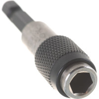 Держатель вставок бит 1/4", фиксатор, для шуруповерта KING TONY 752-60