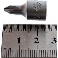 Насадка бита торцевая (1/4", Phillips, PH2, L = 25 мм) KING TONY 201102X