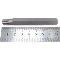 Вставка бита торцевая 10 мм, SPLINE, М10, L = 80 мм KING TONY 168010M