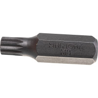 Вставка бита торцевая 10 мм, SPLINE, М8, L = 36 мм KING TONY 163608M