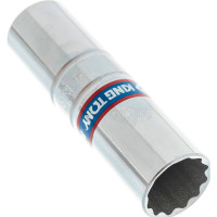 Свечная двенадцатигранная головка с пружинным фиксатором 3/8", 14 мм KING TONY 36A014