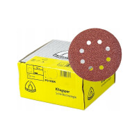 Самозацепляемый шлифовальный круг PS18EK  (125 мм; Р80; 8 отверстий) KLINGSPOR 270392