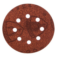 Самозацепляемый шлифовальный круг PS18EK  (125 мм; Р80; 8 отверстий) KLINGSPOR 270392