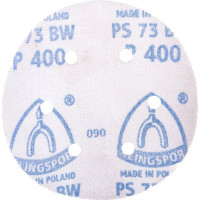 Круг шлифовальный на липучке для обработки красок, лаков и шпаклевок (150 мм; Р400; 6 отверстий) KLINGSPOR 301228