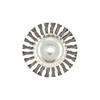 Щетка плоская для УШМ (125 мм; М14; крученая проволока  0.8 мм) MATRIX 74644