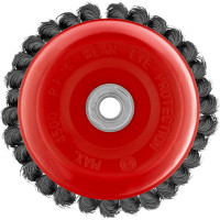 Щетка чашечная для УШМ (150 мм; М14; крученая проволока 0.35 мм) MATRIX 74618