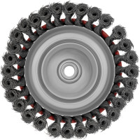 Щетка чашечная для УШМ (150 мм; М14; крученая проволока 0.35 мм) MATRIX 74618