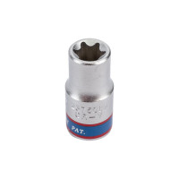 Головка торцевая TORX Е-стандарт 1/4", E8, L = 24 мм KING TONY 237508M