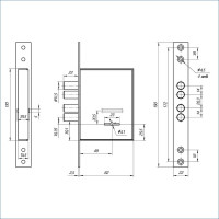 Замок МЕТТЭМ ЗВ8 290.0.0 5 ключей 17164