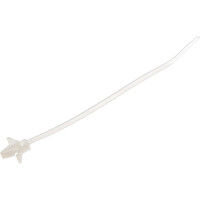 Кабельные стяжки с дюбель-пистоном FORTISFLEX КСДп 2,5х100 100шт 64772