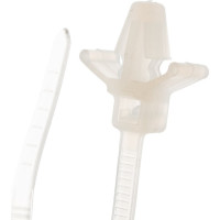 Кабельные стяжки с дюбель-пистоном FORTISFLEX КСДп 2,5х100 100шт 64772