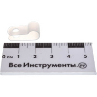 Нейлоновая скоба FORTISFLEX СНК 6 белый 100шт 66445