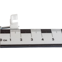 Пластиковая плоская скоба с гвоздем FORTISFLEX СПП 9 30шт 49453