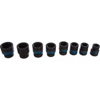 Набор ударных торцевых головок (3/4", шестигранные, 19-38 мм, 8 предметов) KING TONY 6408MP10