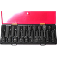 Набор ударных торцевых головок 1/2" TORX, HEX в кейсе 19шт JTC-K4191