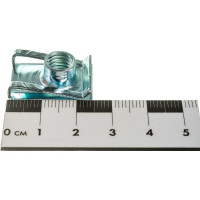 Автомобильная скоба вставка металлическая, резьба 8мм, 25х16.5мм 50шт JTC-TQ8U