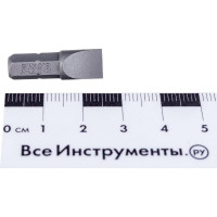 Торцевая вставка (бита) 1/4", Slotted, 8х1.6мм, 25мм KING TONY 102508S2