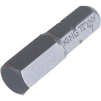Торцевая вставка (бита) 1/4", HEX, 7мм, 25мм KING TONY 102507H