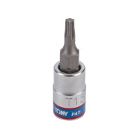 Торцевая насадка (бита) 1/4", TORX T15, 37мм KING TONY 203315