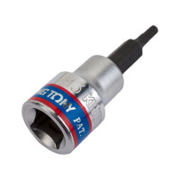 Торцевая насадка (бита) 3/8", HEX, 3мм, 50мм KING TONY 302503