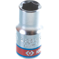 Торцевая стандартная шестигранная дюймовая головка 1/4", 1/4" KING TONY 233508S